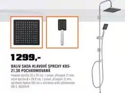 OBI Baliv sada hlavové sprchy kbs-21.30 pochromovaná nabídka