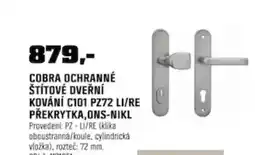 OBI Cobra ochranné štítové dveřní kování c101 pz72 li/re překrytka,ons-nikl nabídka