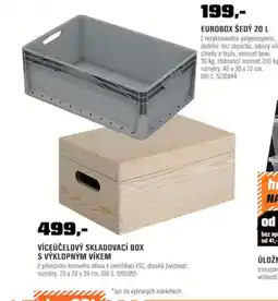 OBI Eurobox šedý 20 l nabídka