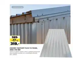 OBI Covernit trapézový plech T12 pozink nabídka