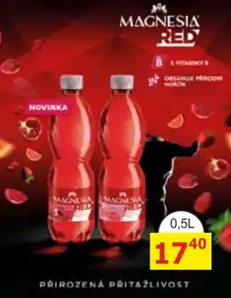 BENE Nápoje Magnesia red nabídka