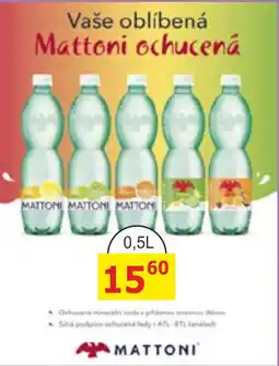 BENE Nápoje Mattoni ochucená nabídka