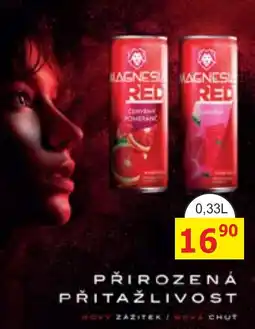 BENE Nápoje Magnesia red nabídka