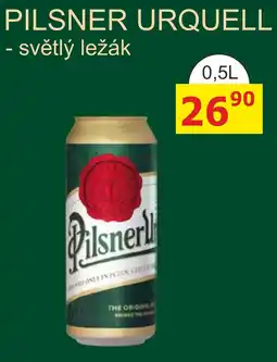 BENE Nápoje Pilsner Urquell - světlý ležák nabídka