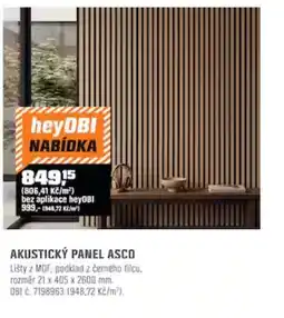 OBI heyOBI akustický panel asco nabídka