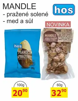 BENE Nápoje hos mandle pražené med a sůl nabídka