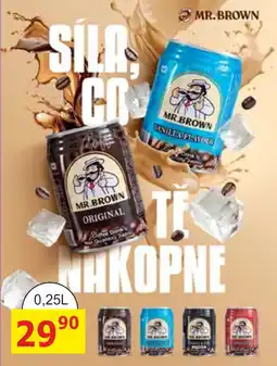 BENE Nápoje Mr. Brown nabídka