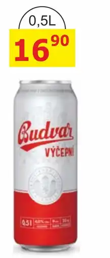 BENE Nápoje Budvar výčepní nabídka