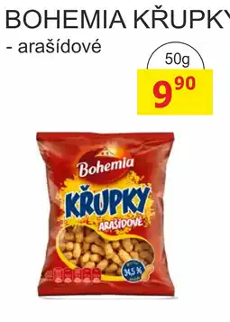 BENE Nápoje Bohemia křupky arašídové nabídka