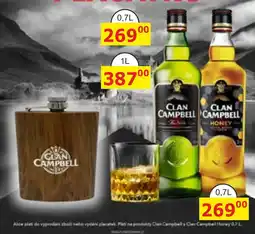 BENE Nápoje Clan Campbell nabídka