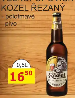 BENE Nápoje Kozel rezany nabídka