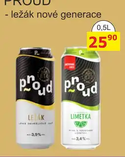 BENE Nápoje Proud ležák nové generace nabídka