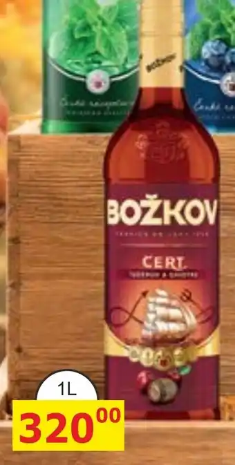 BENE Nápoje Božkov cert nabídka