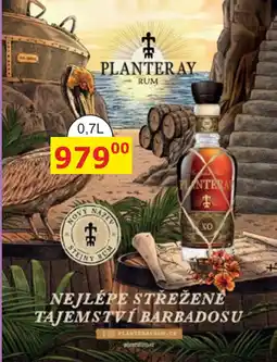 BENE Nápoje Planteray rum nabídka