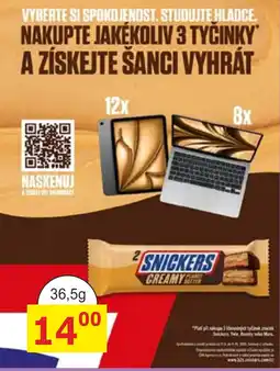 BENE Nápoje snickers creamy peanut butter nabídka