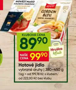 Hruška apetit cordon bleu nabídka