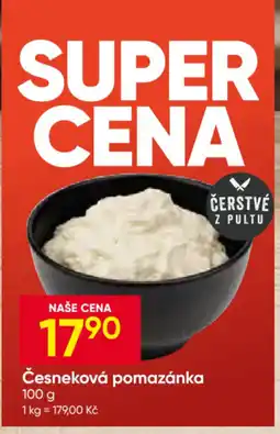Hruška Česneková pomazánka nabídka