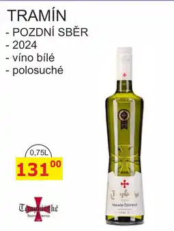BENE Nápoje Templářské Tramín Červený nabídka