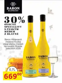 BENE Nápoje Baron medová hruška nabídka