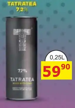 BENE Nápoje Tatratea 7.2% nabídka