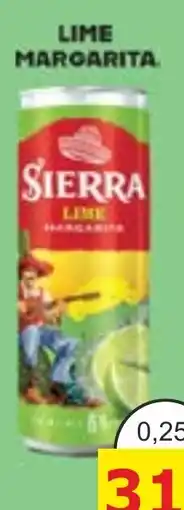BENE Nápoje Sierra lime margarita nabídka