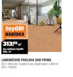 OBI heyOBI laminátová podlaha dub prime nabídka