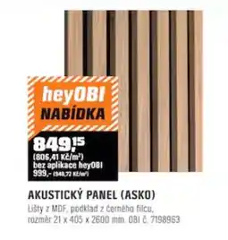 OBI heyOBI akustický panel (asko) nabídka