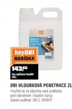 OBI Obi hloubková penetrace nabídka