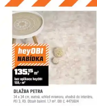 HeyOBI dlažba petra