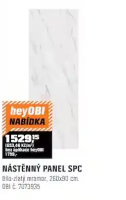 OBI heyOBI nástěnný panel spc nabídka
