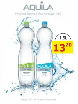 BENE Nápoje Aquila první voda nabídka