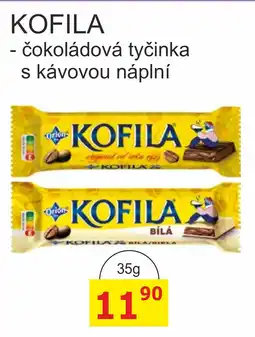 BENE Nápoje Kofila čokoládová tyčinka s kávovou náplní nabídka