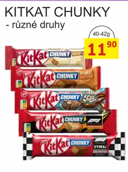 BENE Nápoje KitKat Chunky nabídka