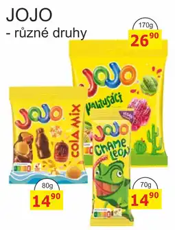 BENE Nápoje Jojo různé druhy nabídka