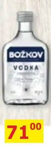 BENE Nápoje Božkov vodka nabídka