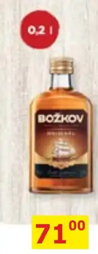 BENE Nápoje Božkov nabídka