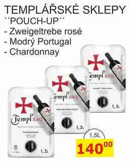 BENE Nápoje Templářské sklepy pouch-up nabídka