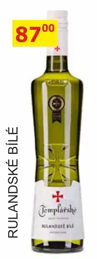 BENE Nápoje Templářské Rulandské bílé nabídka