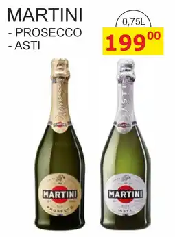 BENE Nápoje Martini prosecco asti nabídka