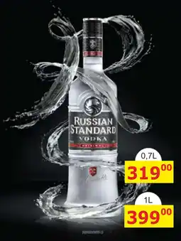 BENE Nápoje Russian standard vodka nabídka
