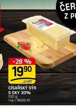 Flop CÍSAŘSKÝ SÝR S OKY 30% nabídka