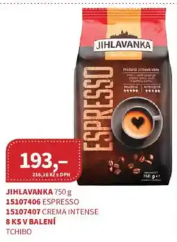 Kubík potraviny Jihlavanka espresso nabídka
