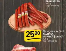 Flop KLOBASA OTAVSKÁ | DRAČÍ nabídka