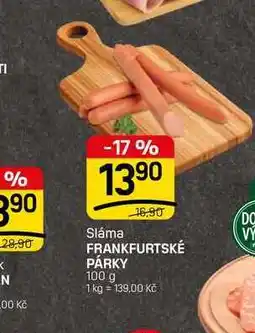 Flop FRANKFURTSKÉ PÁRKY nabídka