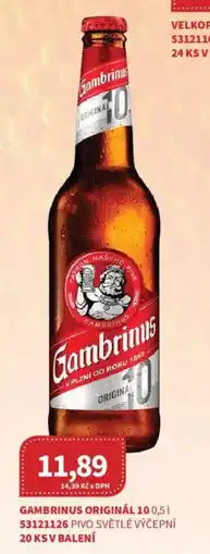 Kubík potraviny Gambrinus originál 10 nabídka