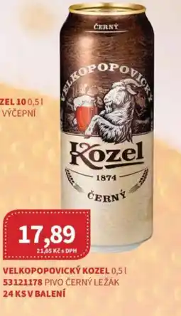 Kubík potraviny Kozel černý ležák nabídka
