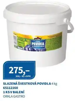 Kubík potraviny Home slazená švestková povidla nabídka
