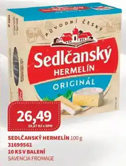 Kubík potraviny Sedlčanský hermelín nabídka