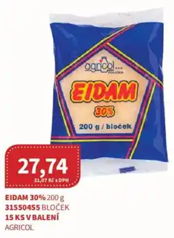 Kubík potraviny Agricol eidam 30% nabídka