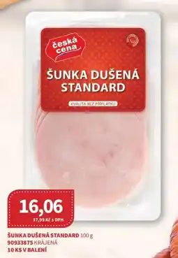 Kubík potraviny Česká cena šunka dušená standard nabídka